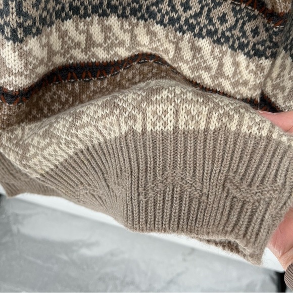 The Italian Sweater Co Vintage Mens Wool/Acrylic Sweater Size L Grandpa - Picture 4 of 9